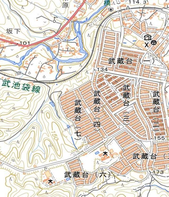 旧武蔵台中学校